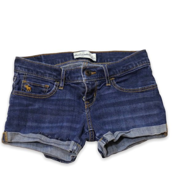 Abercrombie Other - Abercrombie Kids Girls Denim Jean Shorts Roll Cuff Size 14